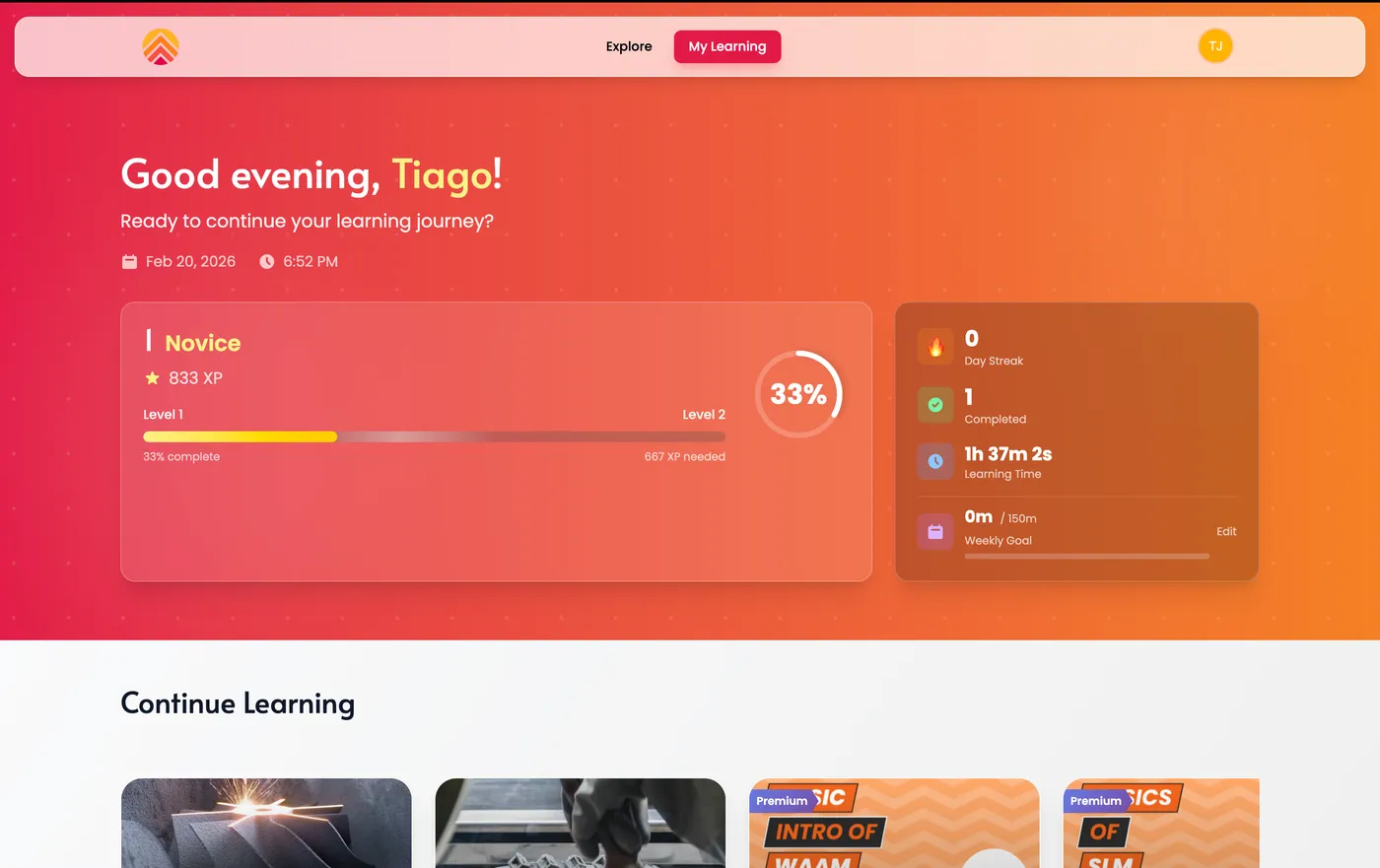 Amify Platform Dashboard